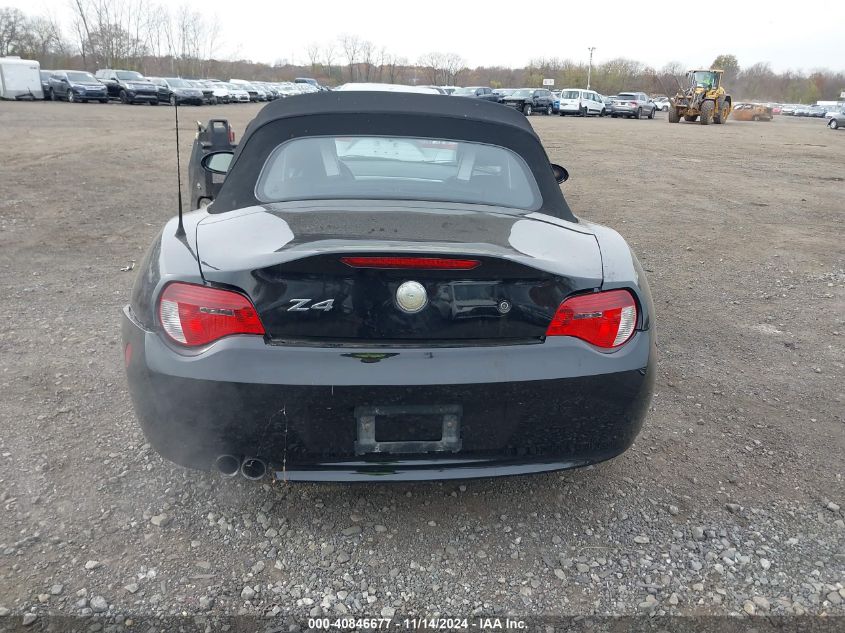 2007 BMW Z4 3.0Si VIN: 4USBU53527LX02535 Lot: 40846677