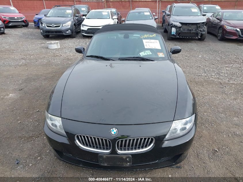 2007 BMW Z4 3.0Si VIN: 4USBU53527LX02535 Lot: 40846677