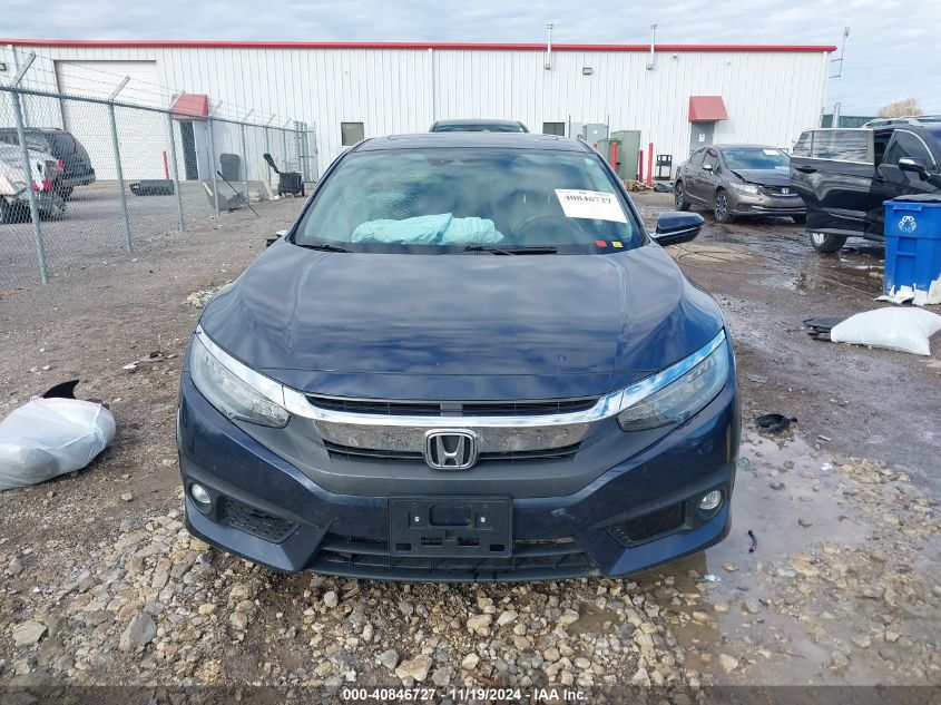 2016 Honda Civic Touring VIN: 19XFC1F97GE002682 Lot: 40846727