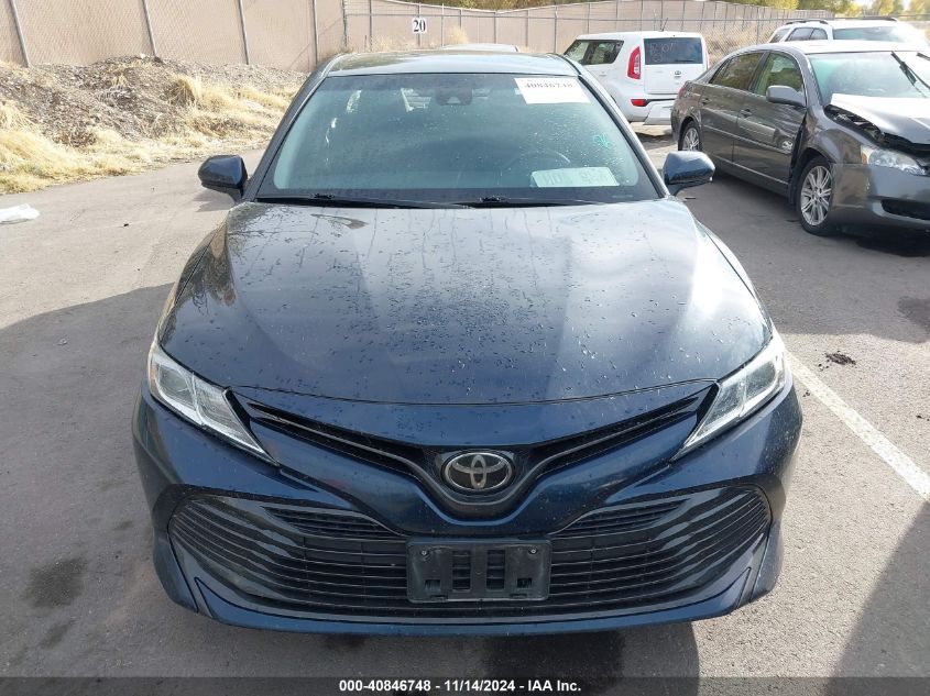 2019 Toyota Camry Le VIN: 4T1B11HK2KU760181 Lot: 40846748