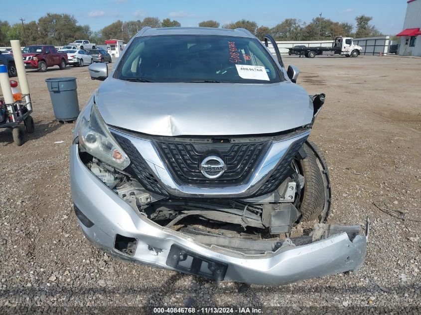 2016 Nissan Murano Platinum VIN: 5N1AZ2MG1GN161558 Lot: 40846768