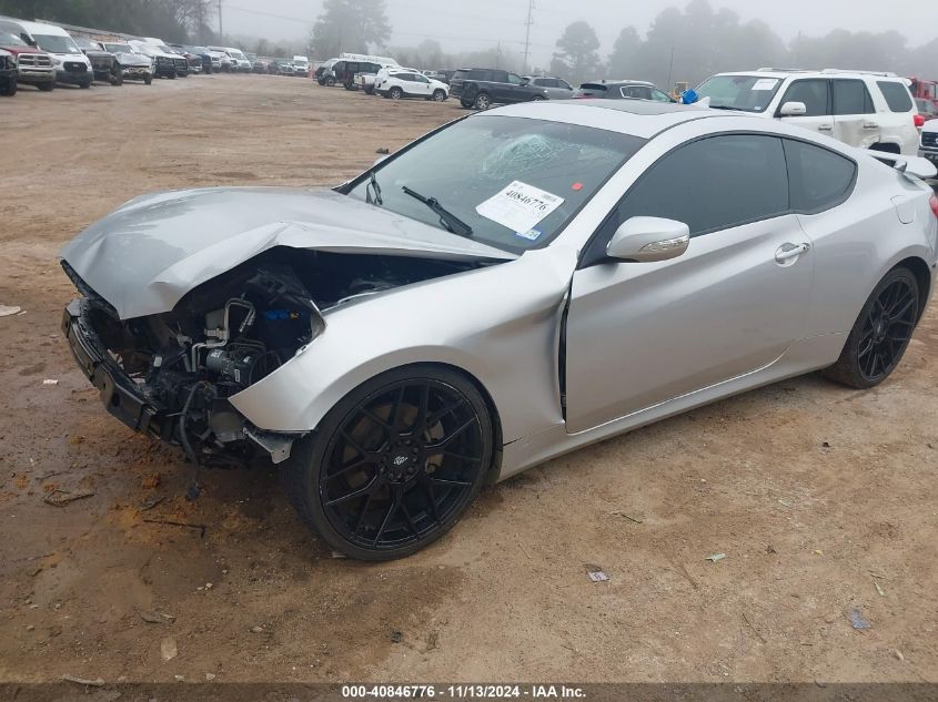 2010 HYUNDAI GENESIS COUPE VIN: KMHHU6KH2AU007583