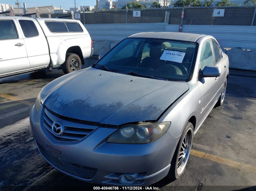 2004 Mazda Mazda3 S VIN: JM1BK323241159243 Lot: 40846786