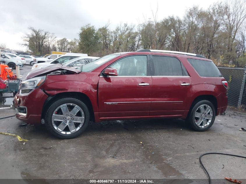 2015 GMC Acadia Denali VIN: 1GKKRTKD2FJ197406 Lot: 40846797