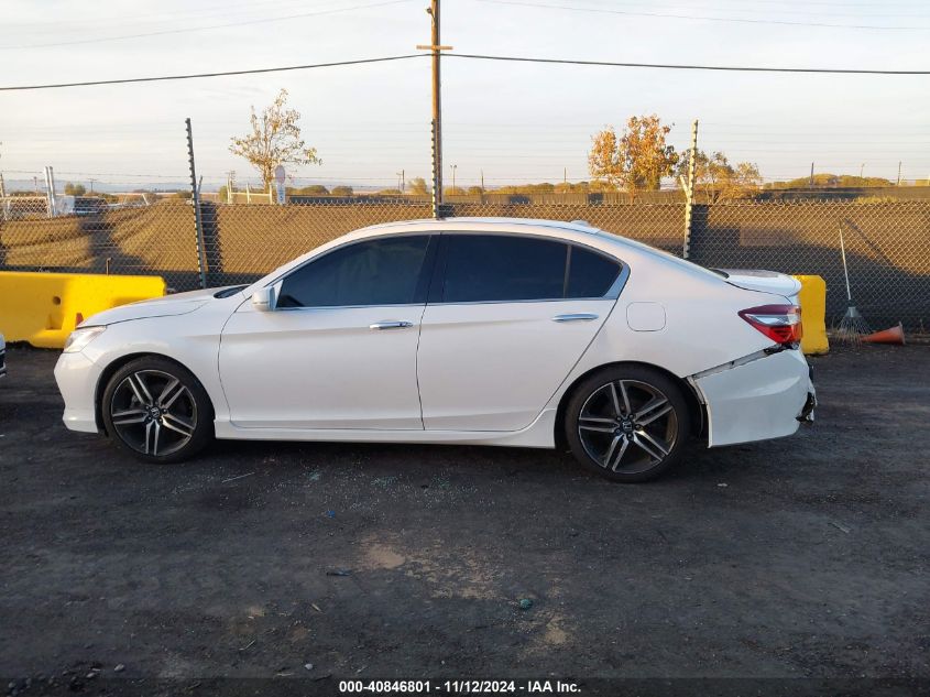 2017 Honda Accord Touring V6 VIN: 1HGCR3F93HA023791 Lot: 40846801