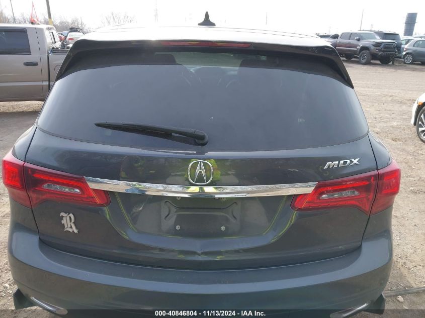 2016 Acura Mdx Acurawatch Plus Package VIN: 5FRYD3H27GB019508 Lot: 40846804