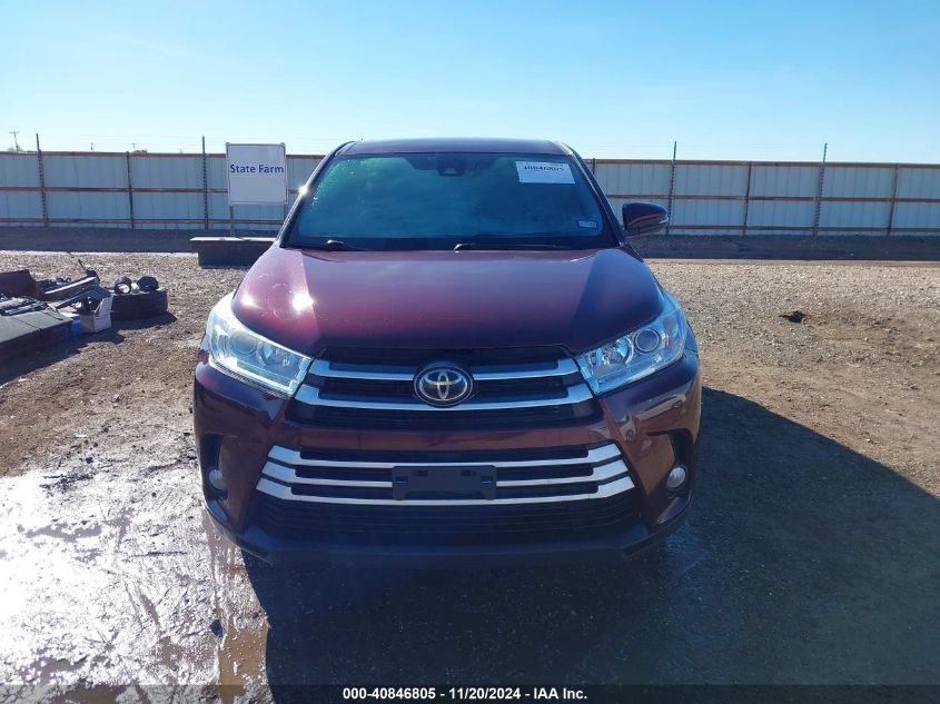 2019 Toyota Highlander Le Plus VIN: 5TDZZRFH9KS342786 Lot: 40846805