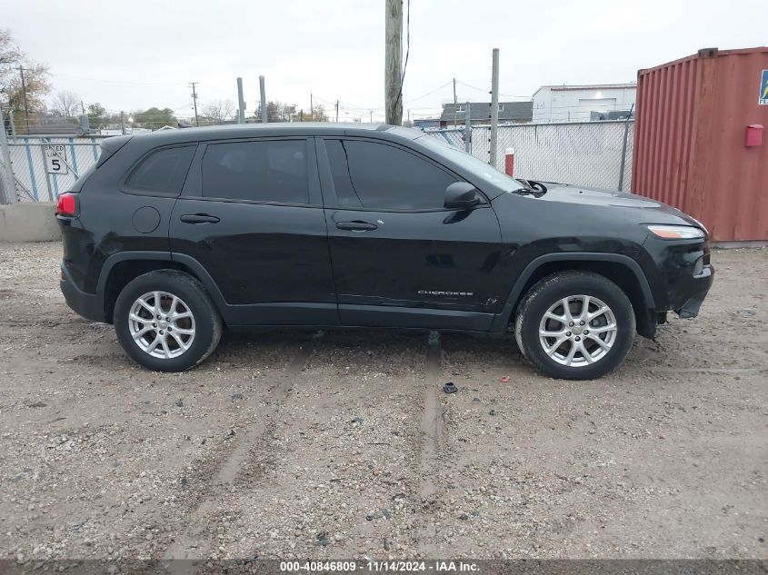 2014 Jeep Cherokee Sport VIN: 1C4PJMAB9EW141933 Lot: 40846809