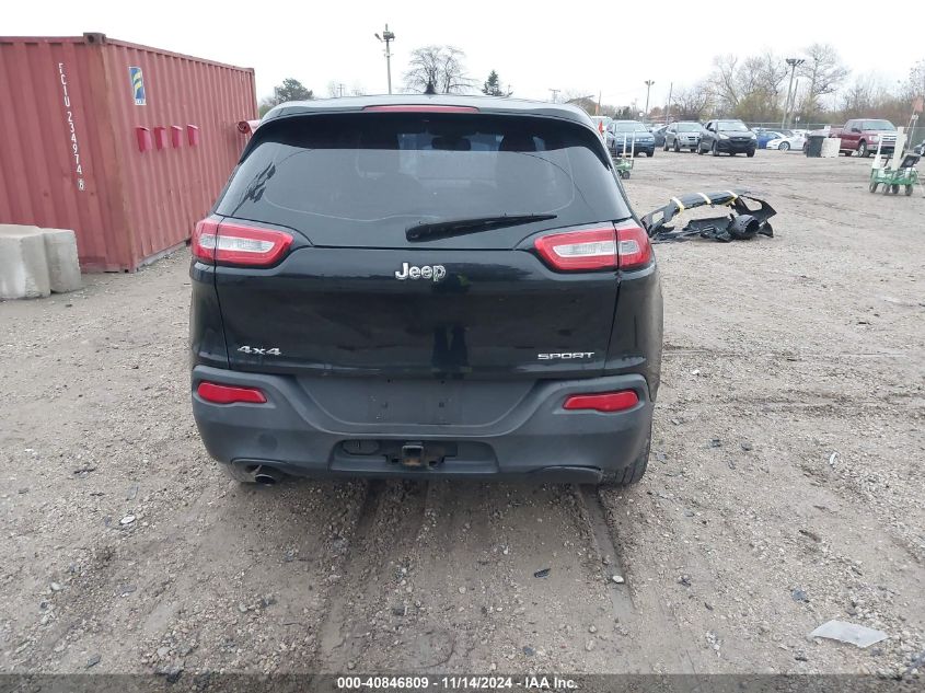 2014 Jeep Cherokee Sport VIN: 1C4PJMAB9EW141933 Lot: 40846809