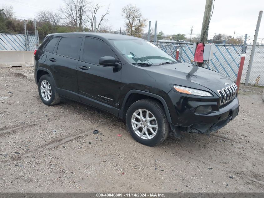 2014 Jeep Cherokee Sport VIN: 1C4PJMAB9EW141933 Lot: 40846809