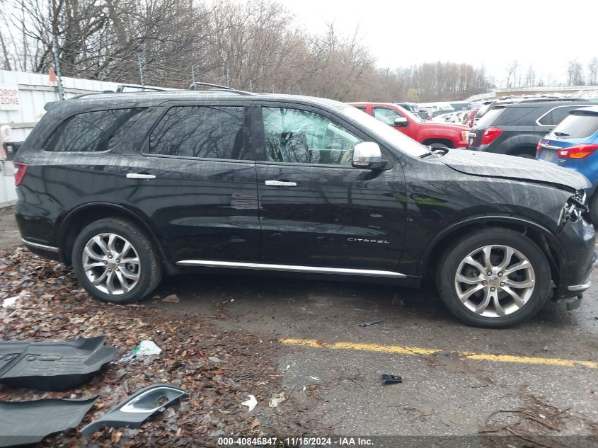 2017 Dodge Durango Citadel Awd VIN: 1C4SDJET1HC648334 Lot: 40846847