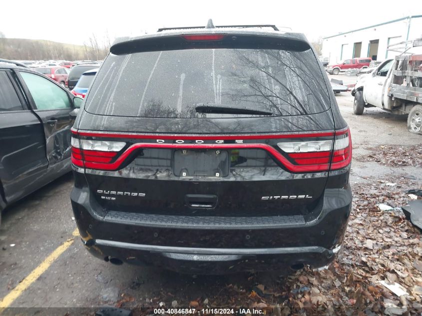 2017 Dodge Durango Citadel Awd VIN: 1C4SDJET1HC648334 Lot: 40846847