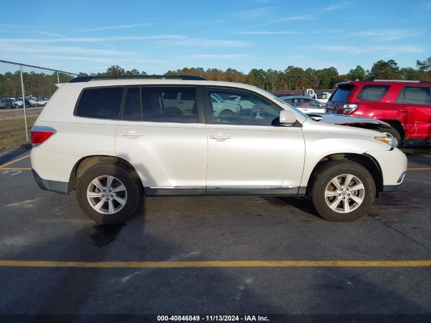 2012 Toyota Highlander Se V6 VIN: 5TDZK3EH7CS084580 Lot: 40846849