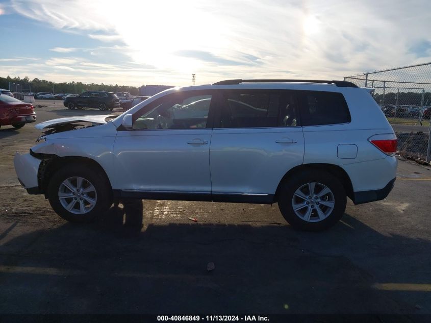 2012 Toyota Highlander Se V6 VIN: 5TDZK3EH7CS084580 Lot: 40846849