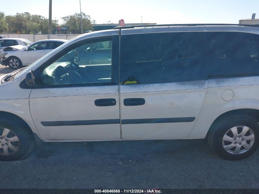 2005 Dodge Grand Caravan Se VIN: 1D4GP24R65B258620 Lot: 40846868