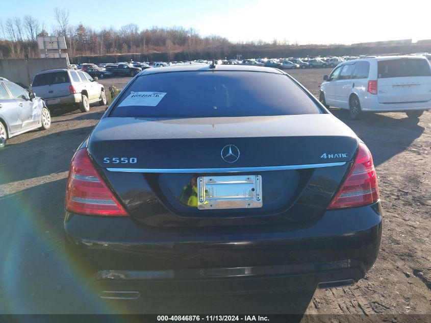 2011 Mercedes-Benz S 550 4Matic VIN: WDDNG8GB5BA387624 Lot: 40846876