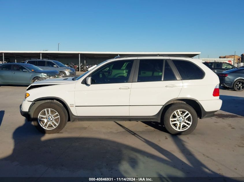 2004 BMW X5 3.0I VIN: 5UXFA13554LU45129 Lot: 40846931