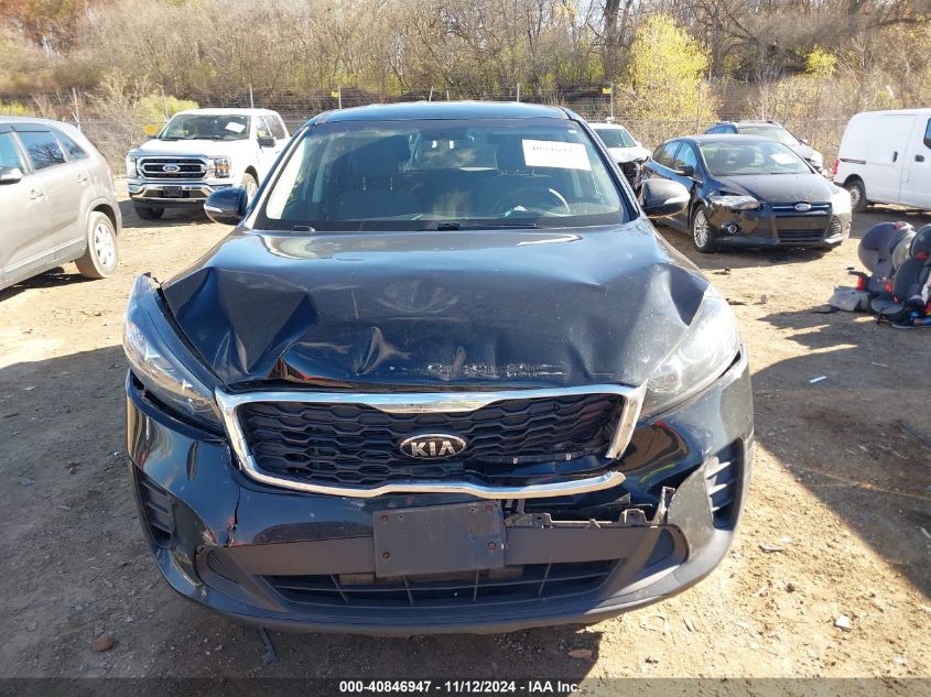 2019 Kia Sorento 2.4L L VIN: 5XYPG4A32KG585879 Lot: 40846947