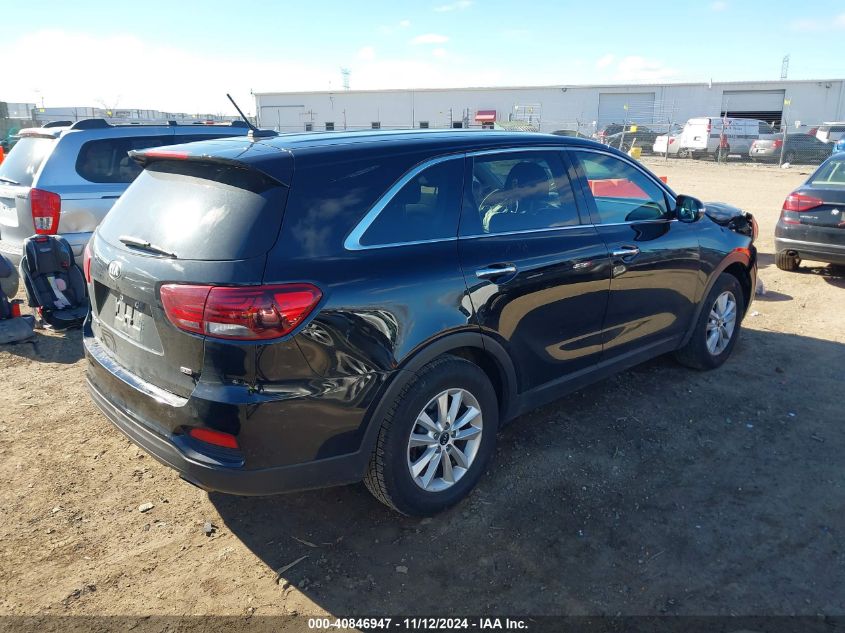 2019 Kia Sorento 2.4L L VIN: 5XYPG4A32KG585879 Lot: 40846947