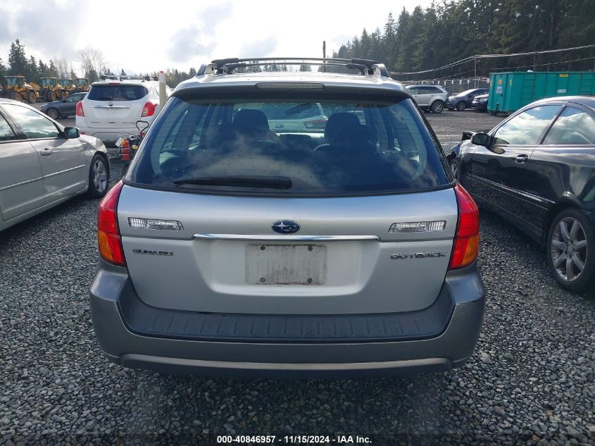 2005 Subaru Outback 2.5I VIN: 4S4BP61C157343491 Lot: 40846957