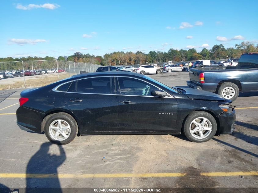 2017 Chevrolet Malibu Ls VIN: 1G1B5ST4HF279959 Lot: 40846982