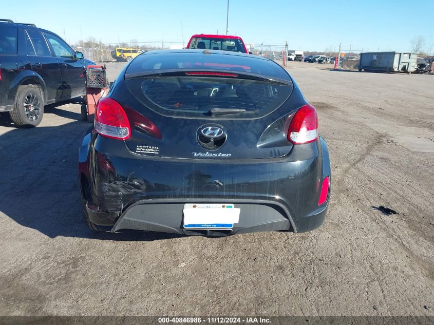 2016 Hyundai Veloster VIN: KMHTC6AD6GU299405 Lot: 40846986