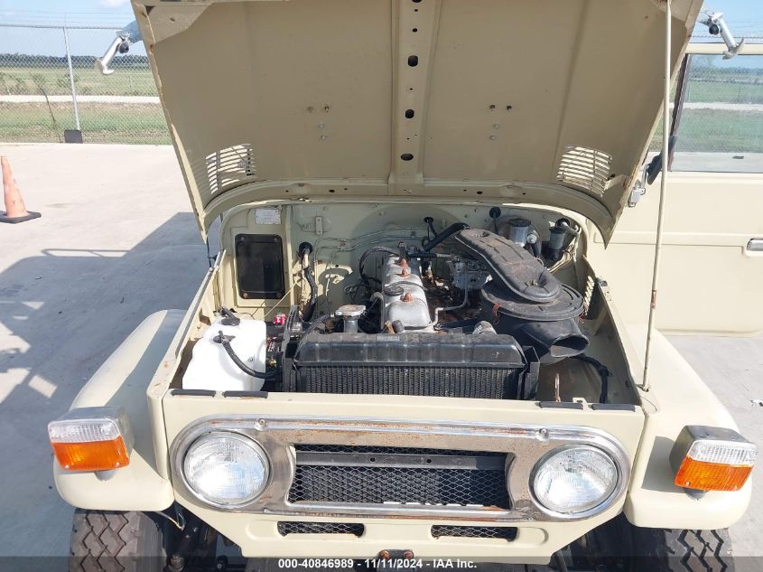 1978 Toyota Land Cruiser VIN: FJ45178972 Lot: 40846989