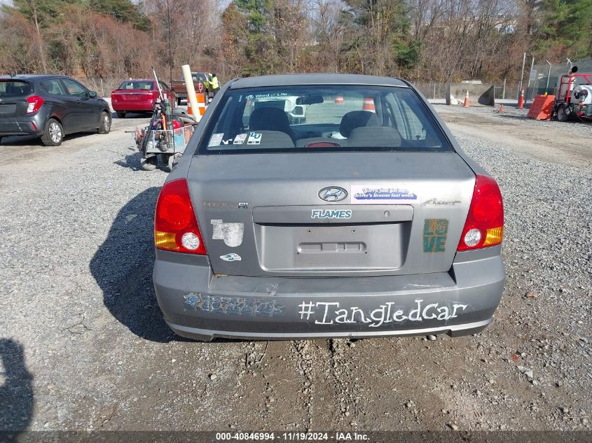 2004 Hyundai Accent Gl VIN: KMHCG45C94U541805 Lot: 40846994