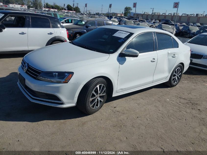 2017 Volkswagen Jetta 1.4T Se VIN: 3VWDB7AJ1HM241888 Lot: 40846999