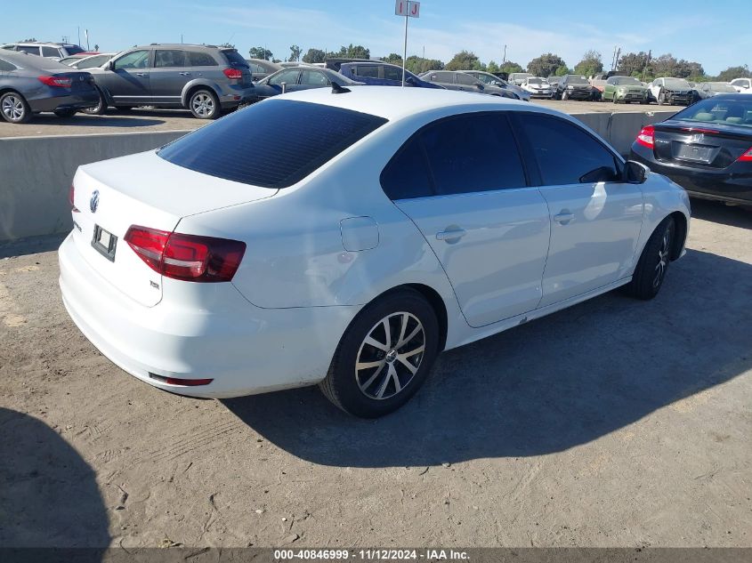 2017 Volkswagen Jetta 1.4T Se VIN: 3VWDB7AJ1HM241888 Lot: 40846999