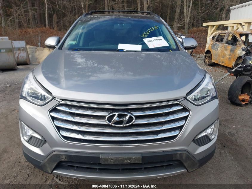 2015 Hyundai Santa Fe Limited VIN: KM8SRDHF1FU097186 Lot: 40847006