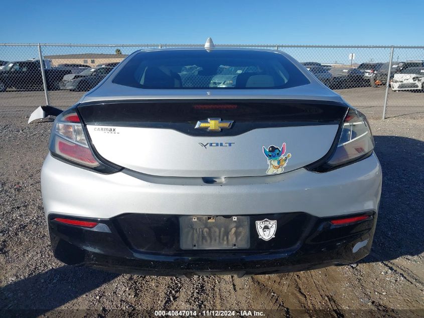 2016 Chevrolet Volt Lt VIN: 1G1RC6S56GU118236 Lot: 40847014