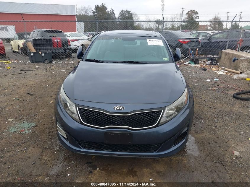 2015 Kia Optima Ex VIN: 5XXGN4A74FG486225 Lot: 40847095