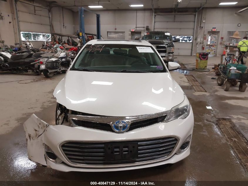 2013 Toyota Avalon Hybrid Xle Premium VIN: 4T1BD1EB1DU011547 Lot: 40847129