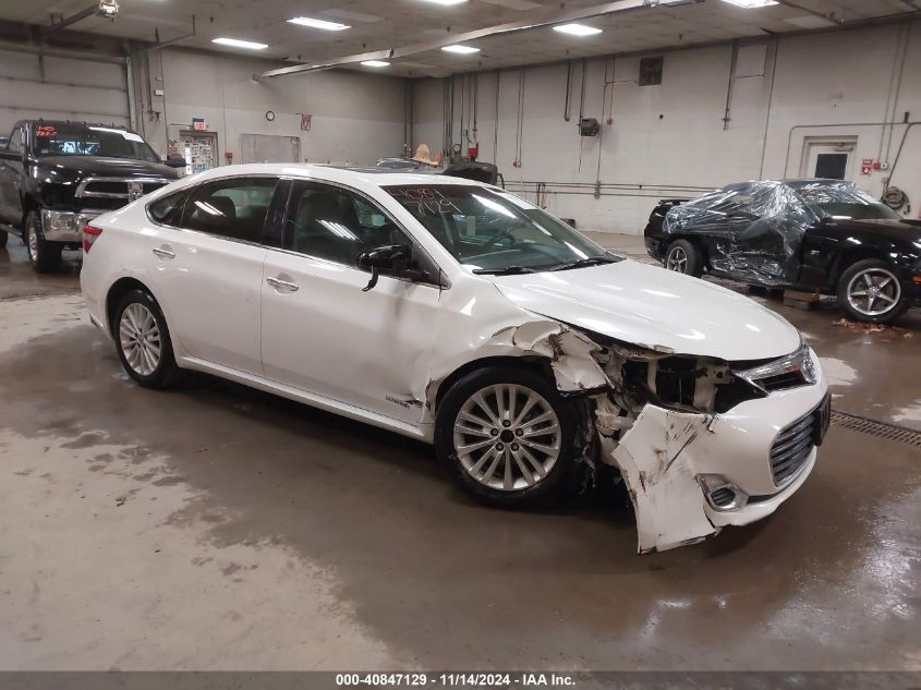 2013 Toyota Avalon Hybrid Xle Premium VIN: 4T1BD1EB1DU011547 Lot: 40847129