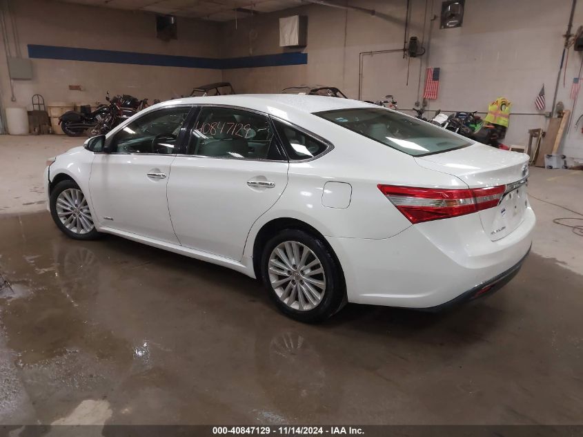 2013 Toyota Avalon Hybrid Xle Premium VIN: 4T1BD1EB1DU011547 Lot: 40847129