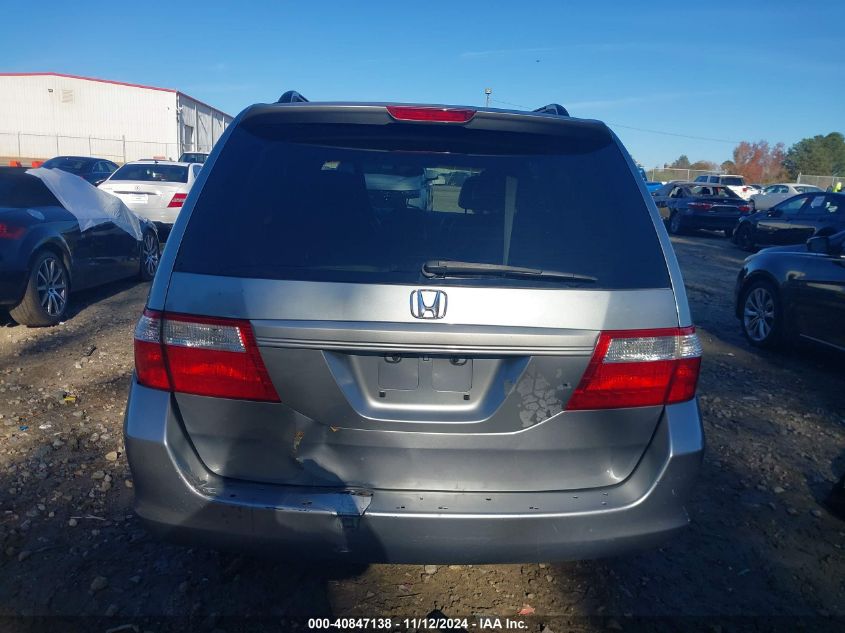 2006 Honda Odyssey Ex-L VIN: 5FNRL38626B090335 Lot: 40847138