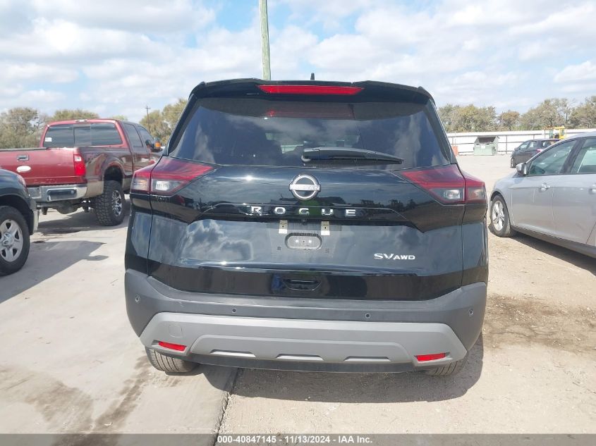 2023 Nissan Rogue Sv Intelligent Awd VIN: 5N1BT3BB1PC890593 Lot: 40847145