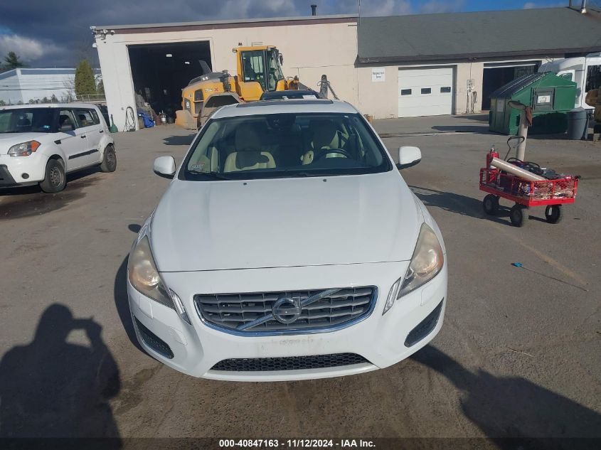 2013 Volvo S60 T5 VIN: YV1612FH7D1208595 Lot: 40847163