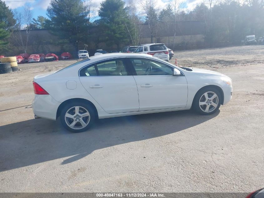 2013 Volvo S60 T5 VIN: YV1612FH7D1208595 Lot: 40847163