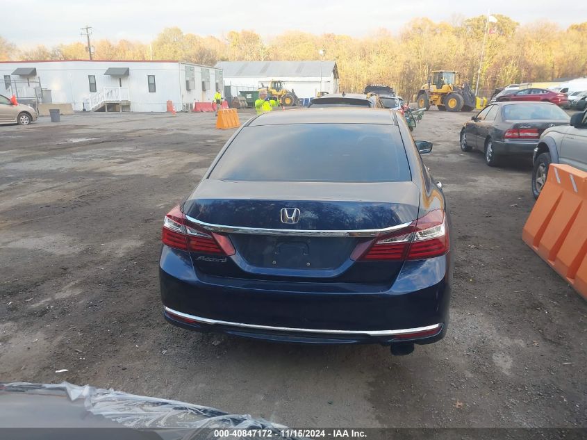 2016 Honda Accord Lx VIN: 1HGCR2F31GA118502 Lot: 40847172