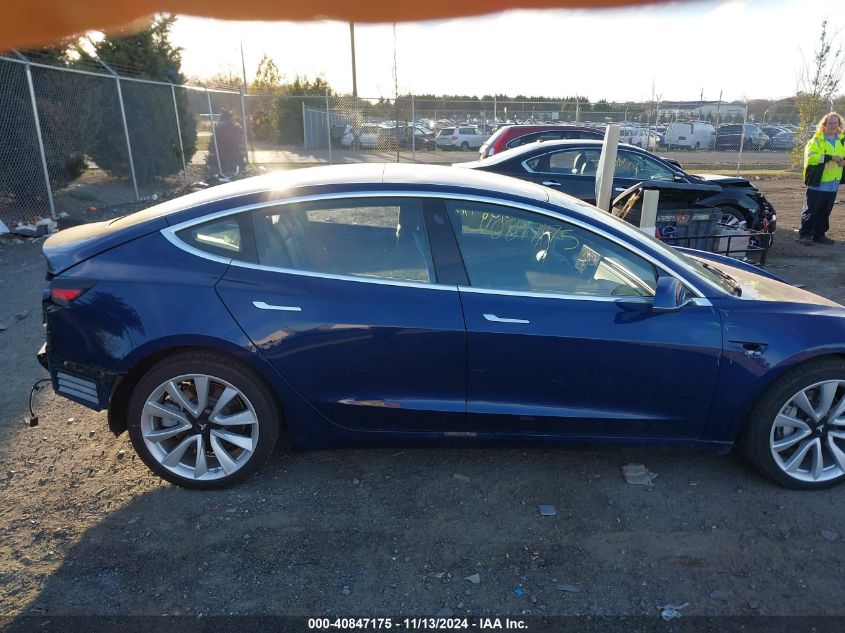 2018 Tesla Model 3 Long Range/Performance VIN: 5YJ3E1EB9JF088158 Lot: 40847175