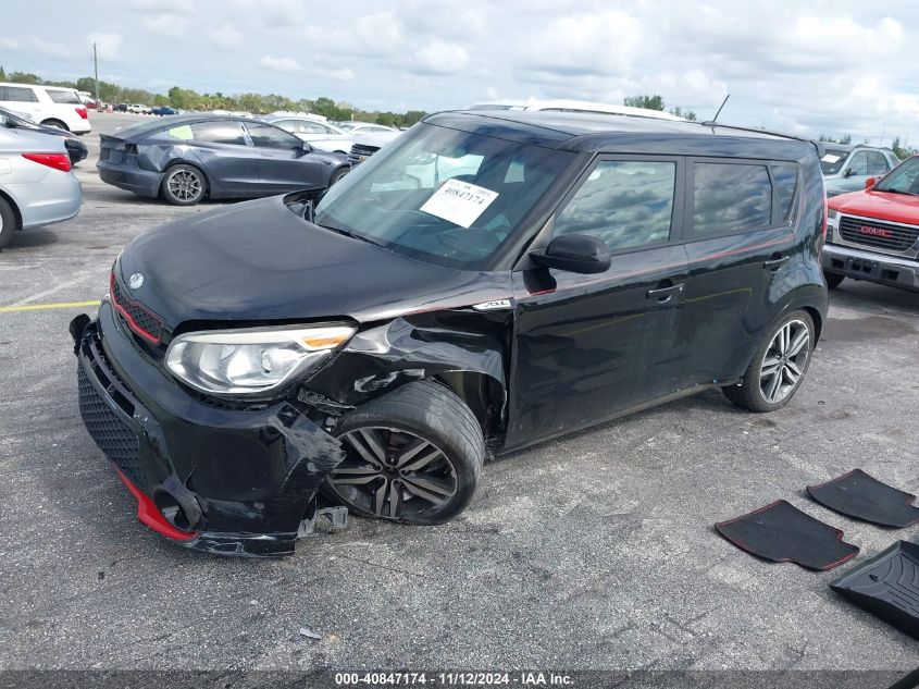 2015 Kia Soul + VIN: KNDJP3A57F7161912 Lot: 40847174