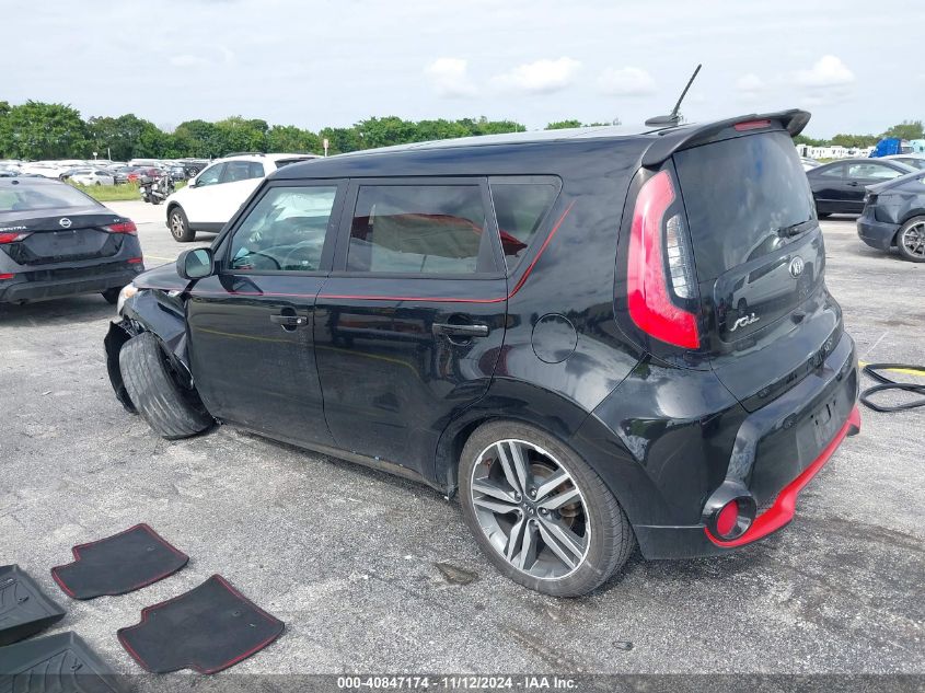 2015 Kia Soul + VIN: KNDJP3A57F7161912 Lot: 40847174