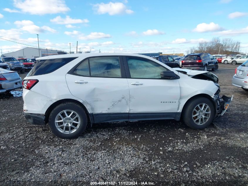 2022 Chevrolet Equinox Awd Ls VIN: 2GNAXSEV4N6128473 Lot: 40847187