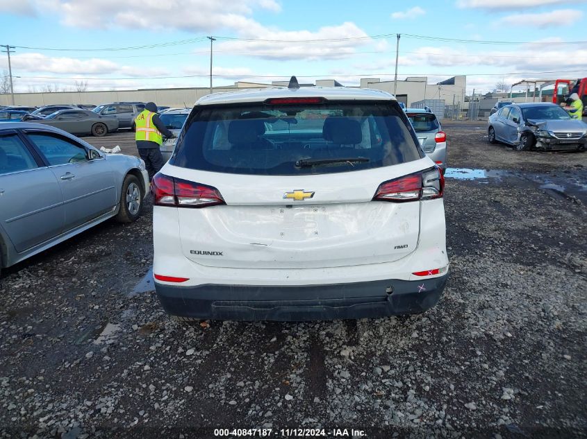 2022 Chevrolet Equinox Awd Ls VIN: 2GNAXSEV4N6128473 Lot: 40847187