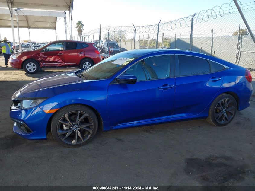 2019 Honda Civic Sport VIN: 2HGFC2F83KH516931 Lot: 40847243