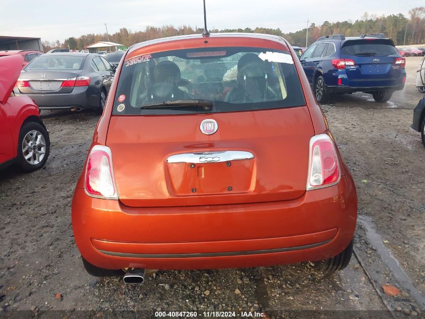 2012 Fiat 500 Pop VIN: 3C3CFFAR3CT343571 Lot: 40847260