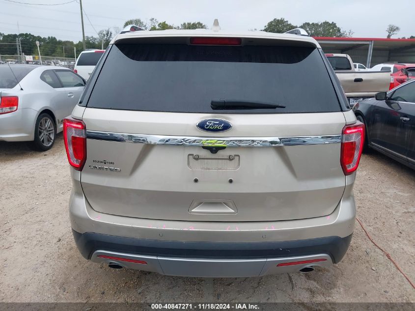 2017 Ford Explorer Limited VIN: 1FM5K7F86HGC59936 Lot: 40847271