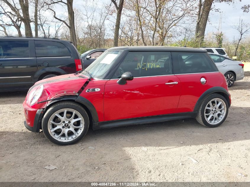 2005 Mini Cooper S VIN: WMWRE335X5TL10726 Lot: 40847286